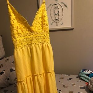 yellow sun dress